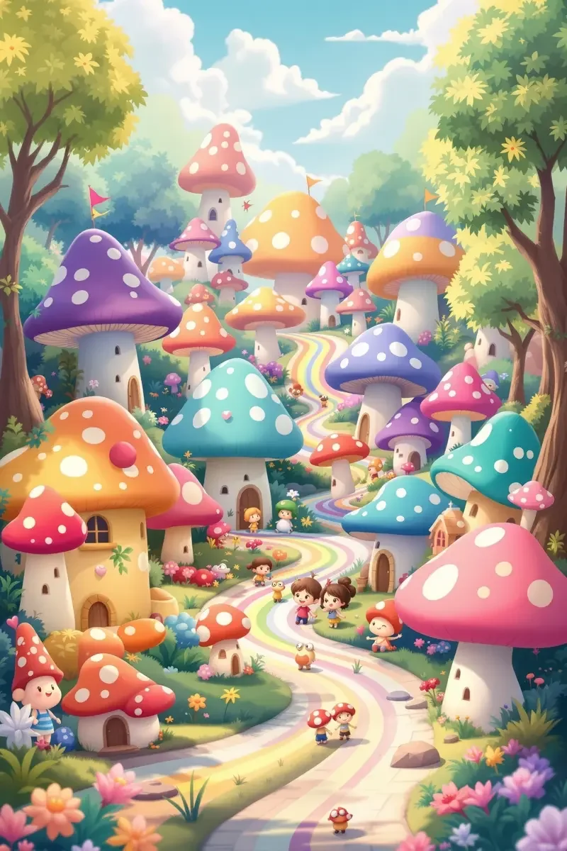 蘑菇小镇 - 丫丫影院少儿动画推荐